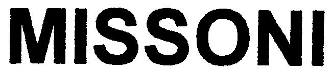 Trademark Logo MISSONI