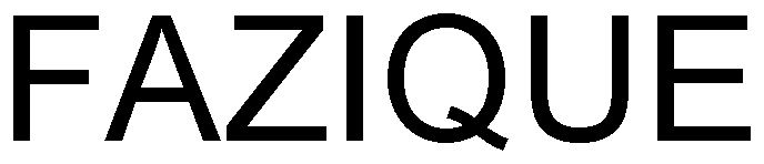 Trademark Logo FAZIQUE