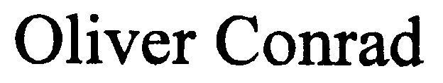 Trademark Logo OLIVER CONRAD