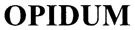 Trademark Logo OPIDUM