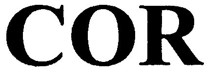 Trademark Logo COR