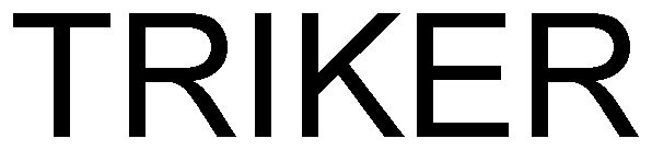 Trademark Logo TRIKER