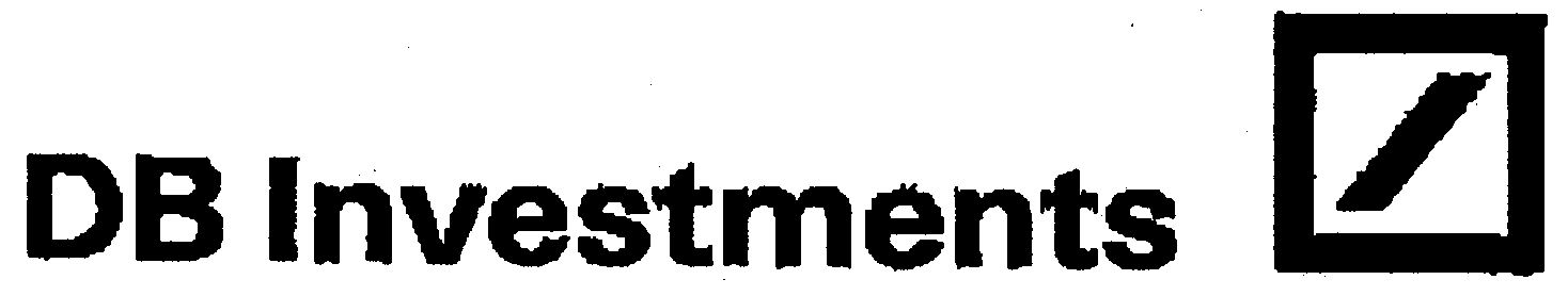 Trademark Logo DB INVESTMENTS