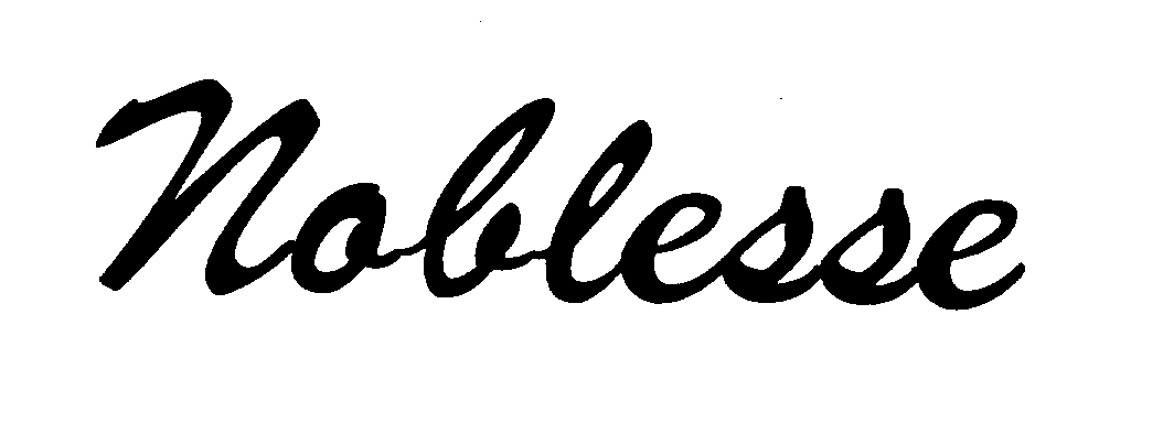 Trademark Logo NOBLESSE