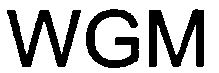 Trademark Logo WGM