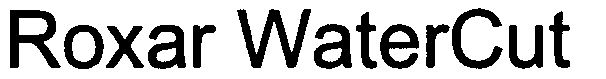 Trademark Logo ROXAR WATERCUT