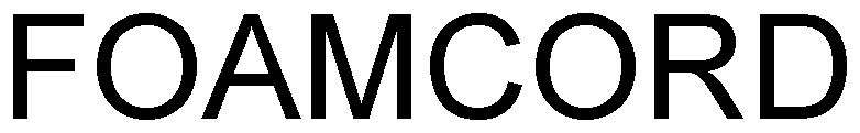 Trademark Logo FOAMCORD