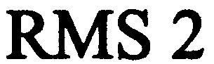 Trademark Logo RMS 2