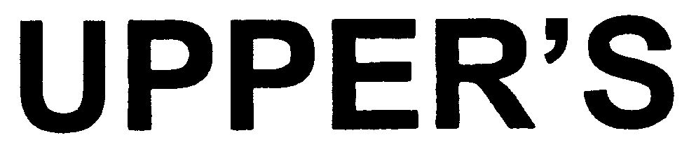 Trademark Logo UPPER'S