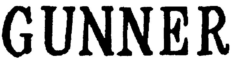 Trademark Logo GUNNER