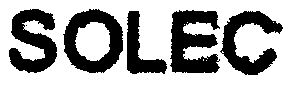 Trademark Logo SOLEC