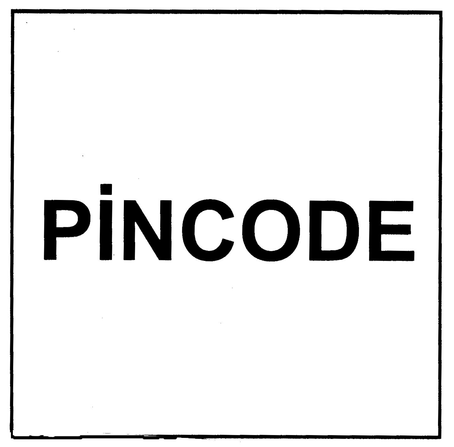 Trademark Logo PINCODE