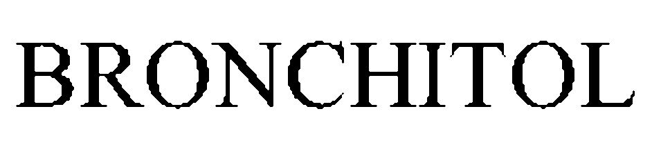 Trademark Logo BRONCHITOL