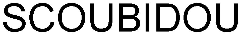 Trademark Logo SCOUBIDOU