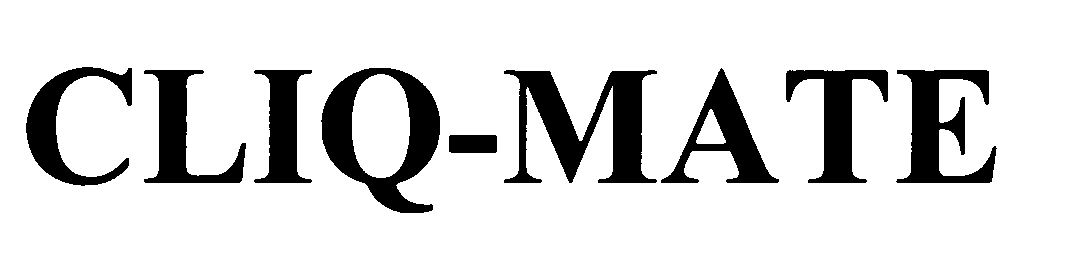 Trademark Logo CLIQ-MATE