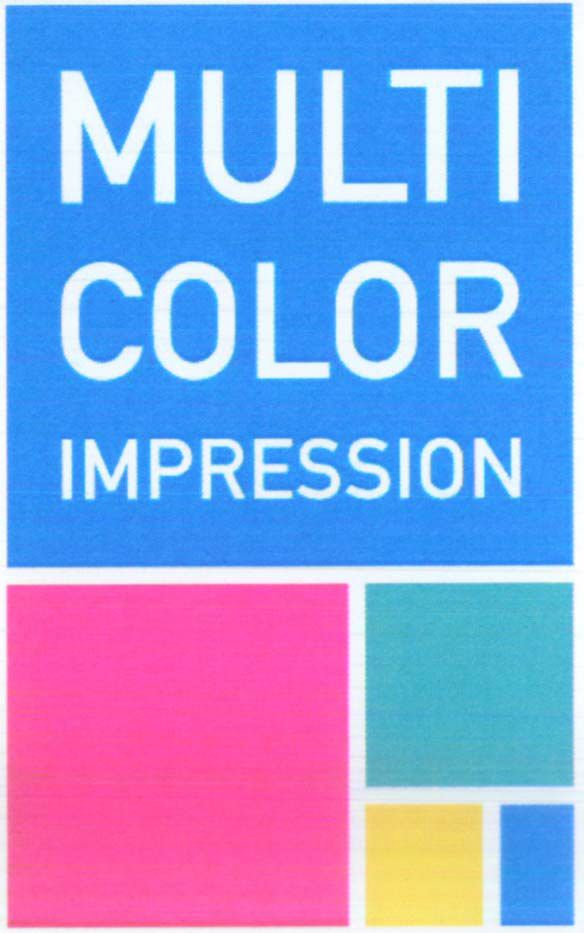 Trademark Logo MULTI COLOR IMPRESSION