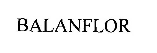 Trademark Logo BALANFLOR