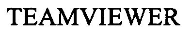 Trademark Logo TEAMVIEWER