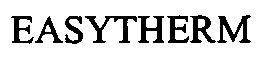 Trademark Logo EASYTHERM