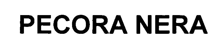 Trademark Logo PECORA NERA