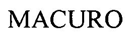 Trademark Logo MACURO
