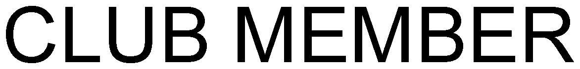 Trademark Logo CLUB MEMBER
