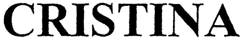 Trademark Logo CRISTINA