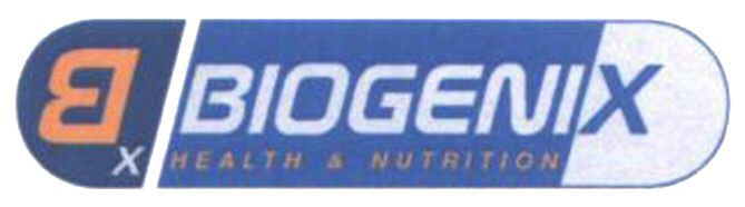 Trademark Logo BX BIOGENIX HEALTH & NUTRITION