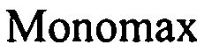 Trademark Logo MONOMAX