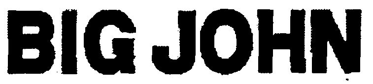 Trademark Logo BIG JOHN