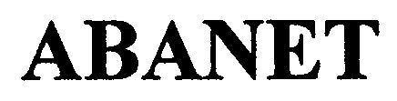 Trademark Logo ABANET