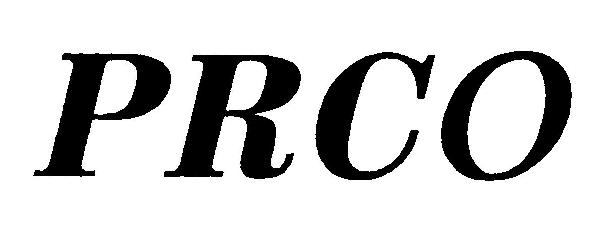 Trademark Logo PRCO