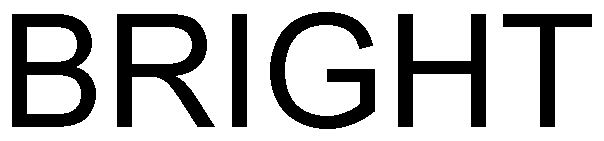 Trademark Logo BRIGHT