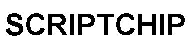 Trademark Logo SCRIPTCHIP