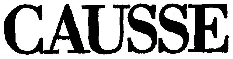 Trademark Logo CAUSSE