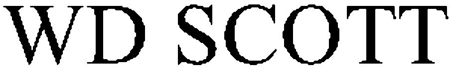 Trademark Logo WD SCOTT