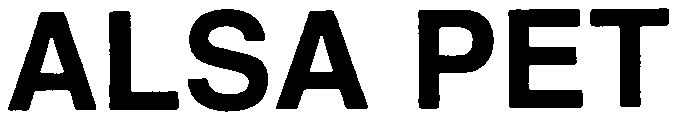 Trademark Logo ALSA PET