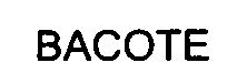 Trademark Logo BACOTE