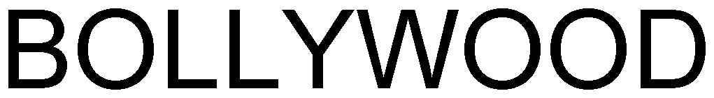 Trademark Logo BOLLYWOOD