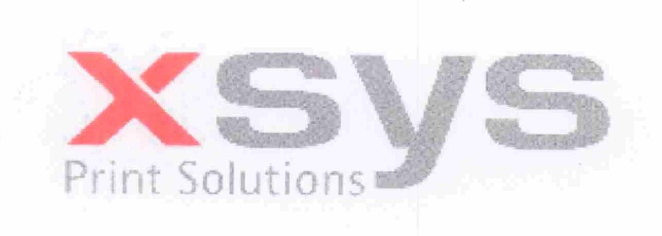  XSYS PRINT SOLUTIONS