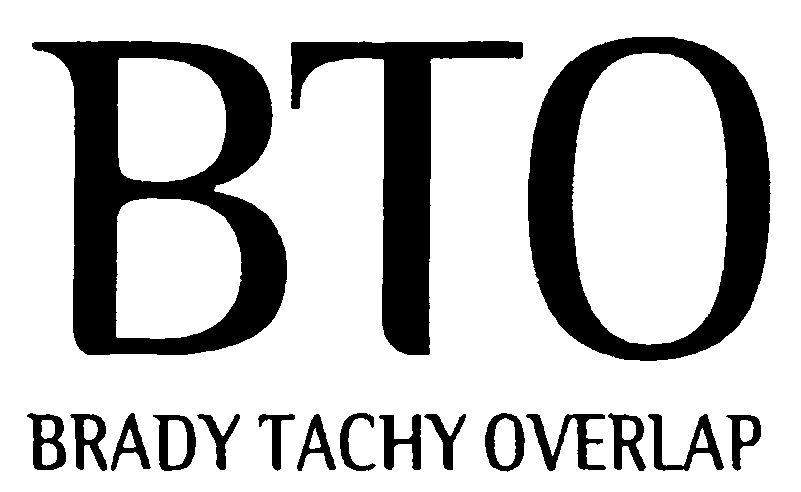 Trademark Logo BTO BRADY TACHY OVERLAP