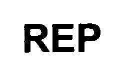 Trademark Logo REP