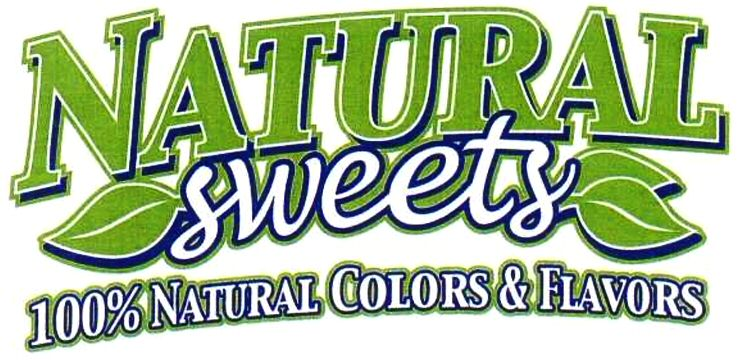 Trademark Logo NATURAL SWEETS 100% NATURAL COLORS &amp; FLAVORS