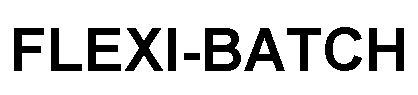 Trademark Logo FLEXI-BATCH
