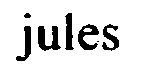 Trademark Logo JULES