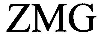 Trademark Logo ZMG