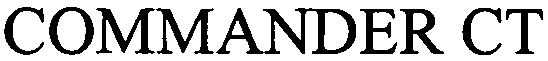 Trademark Logo COMMANDER CT
