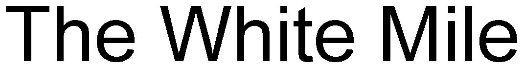 Trademark Logo THE WHITE MILE