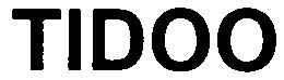 Trademark Logo TIDOO