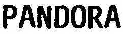 Trademark Logo PANDORA